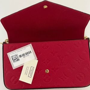 LV Félicie Pochette Scarlet